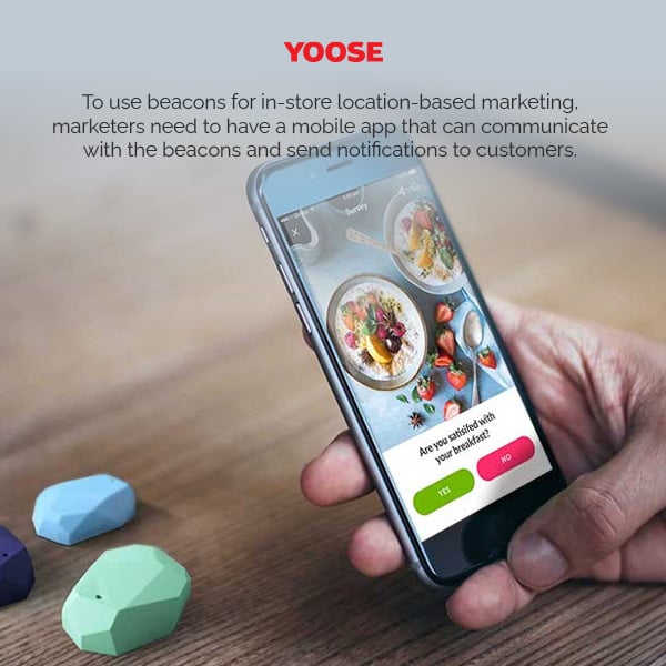 Beacons in Location based marketing